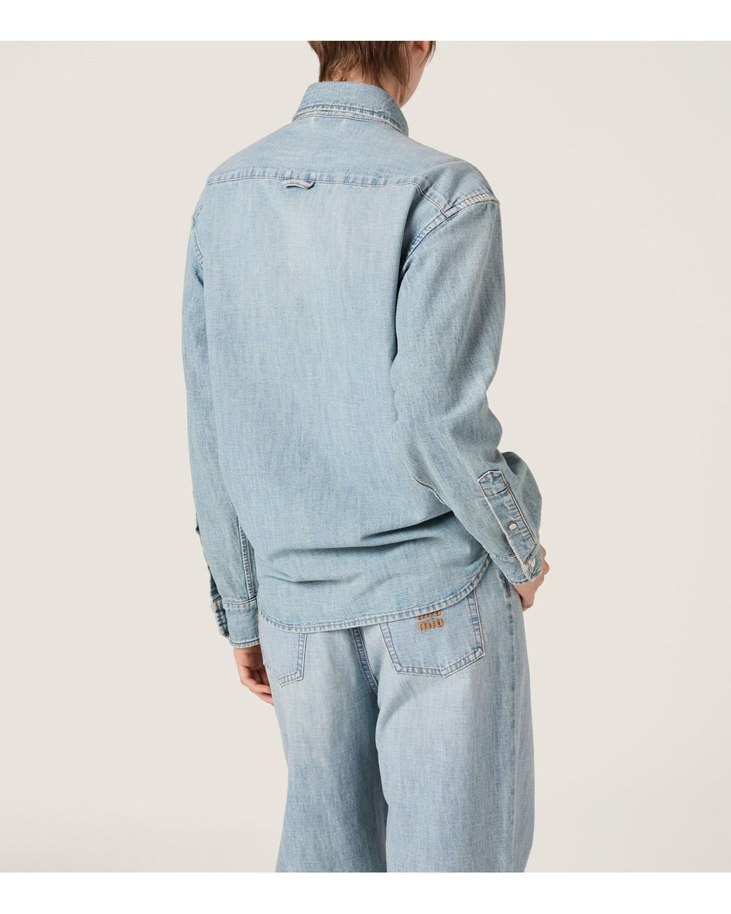 Miu Miu Blue Chambray Shirt