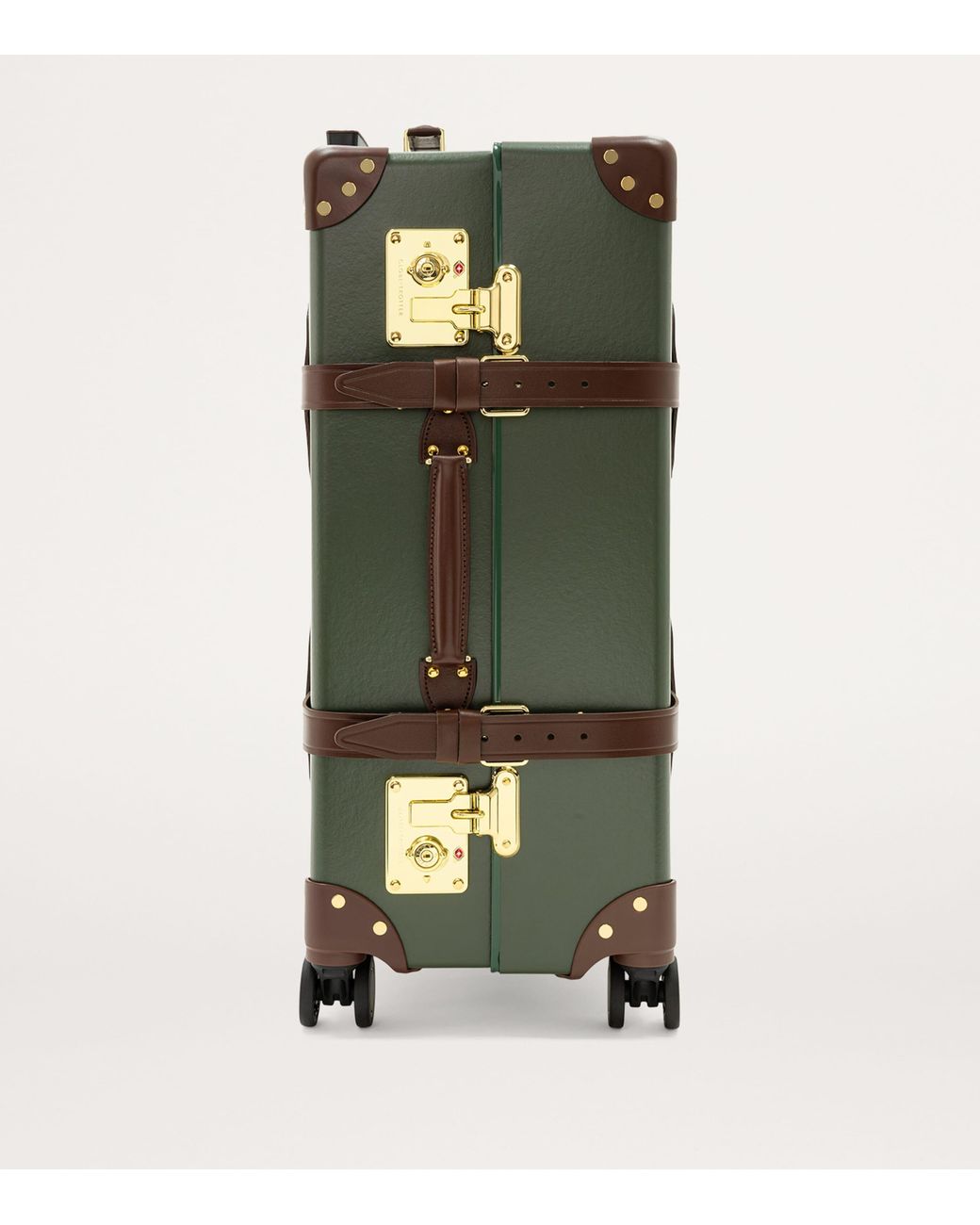 Globe-Trotter Green Medium Centenary 4-Wheel Suitcase