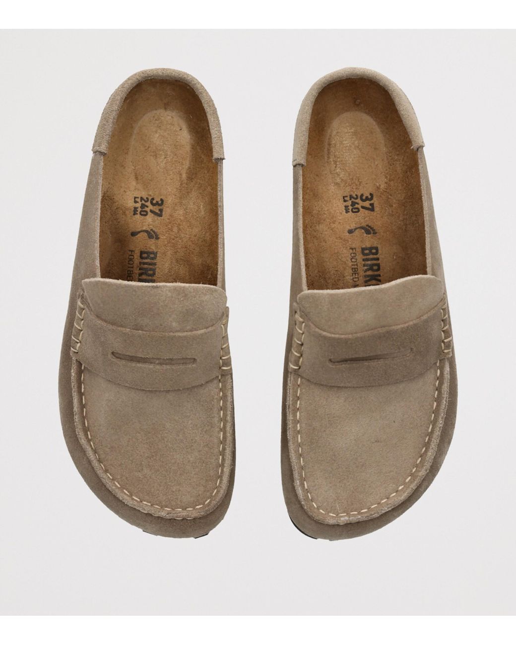 Birkenstock Brown Suede Boston Clogs