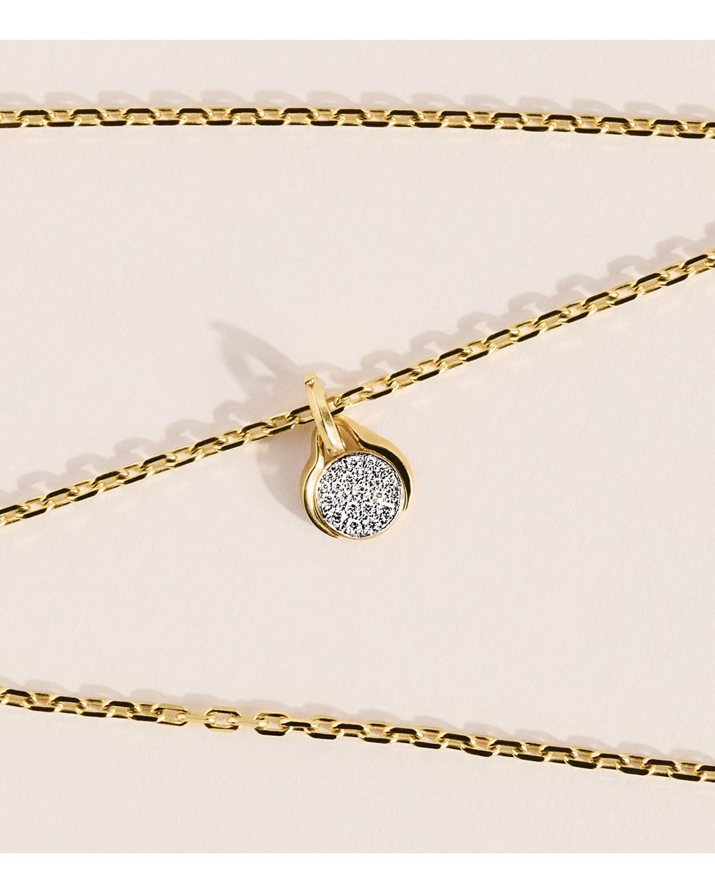 Jade Trau Natural Mini And Diamond Diana Pavé Charm