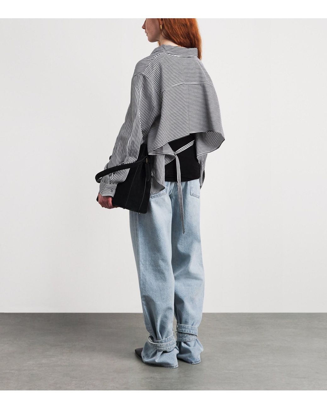 Agolde Gray Theo Denim Shirt