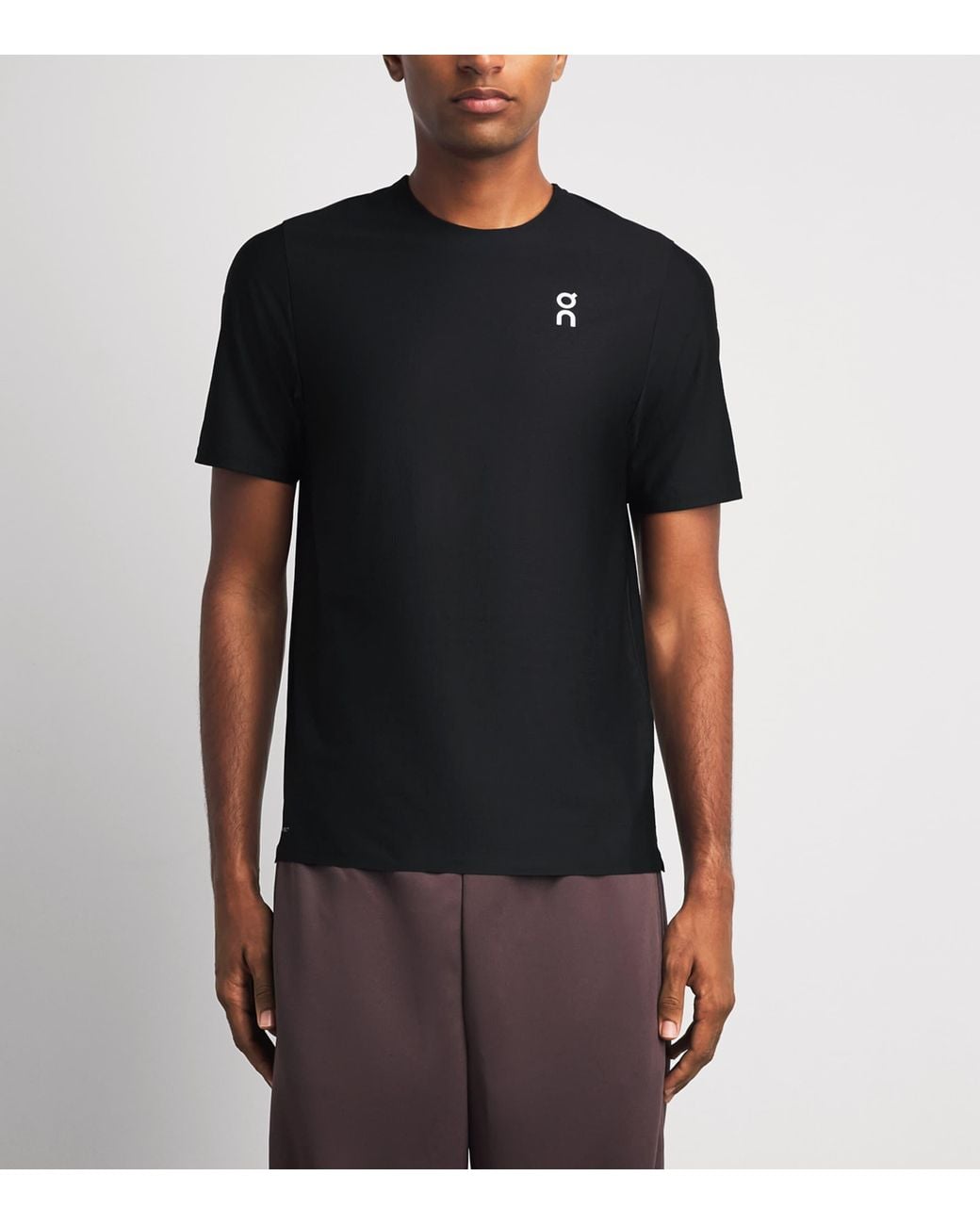 On Shoes Black Court T-Shirt for men