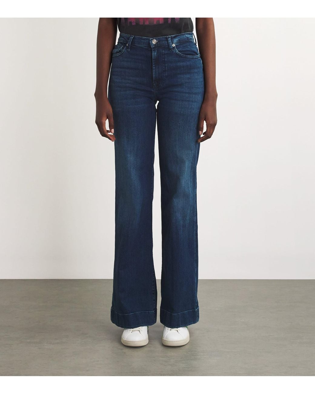 7 For All Mankind Blue Modern Dojo Soho Flared Jeans