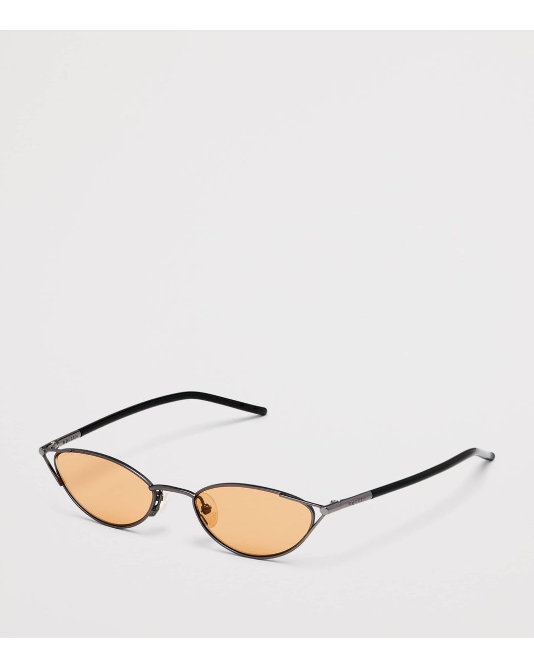 McQueen Metallic Brass Cat-Eye Sunglasses