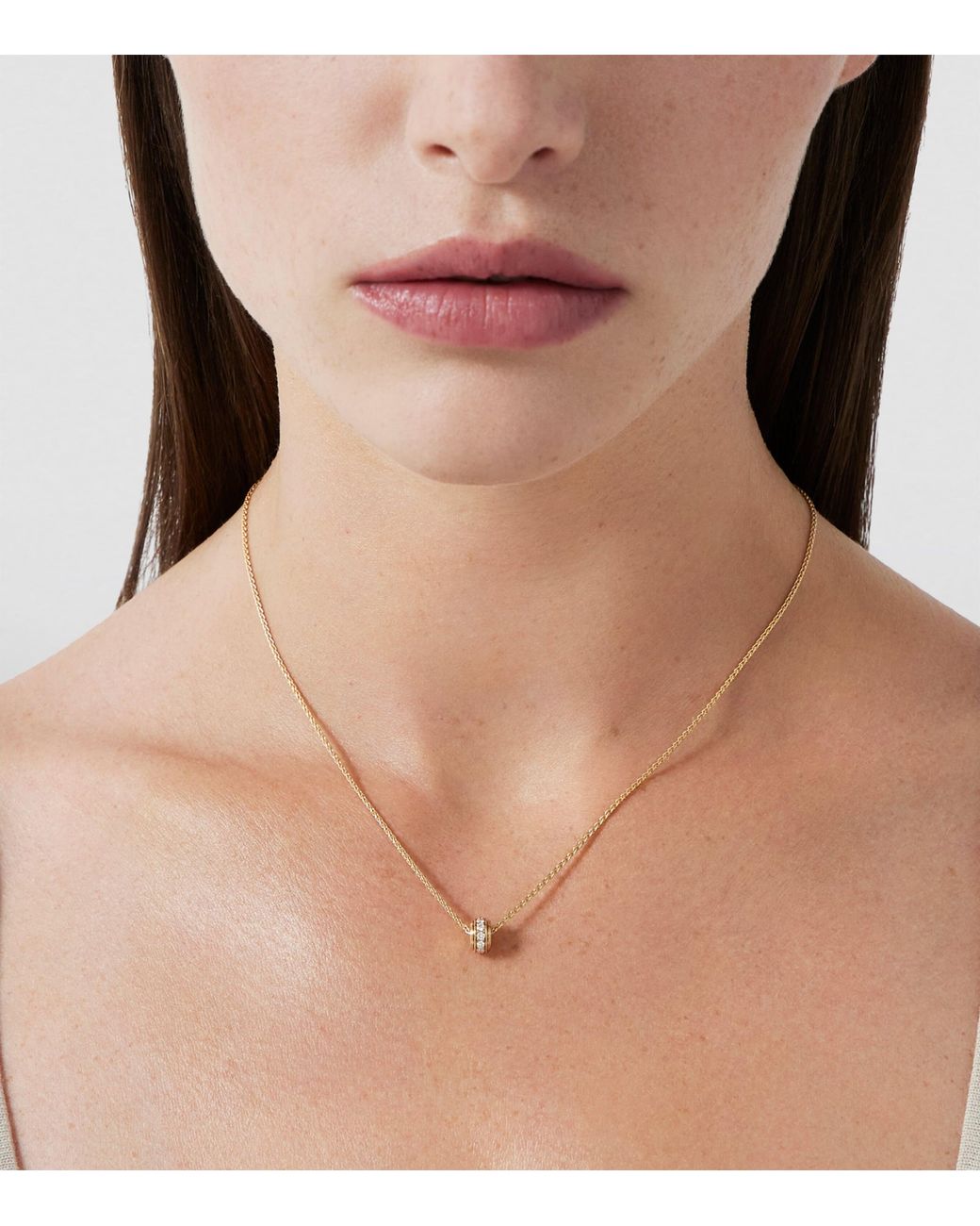 Piaget Metallic And Diamond Possession Pendant Necklace