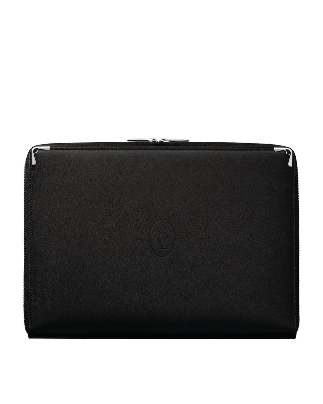 Cartier Black Leather Must De Portfolio Bag for men