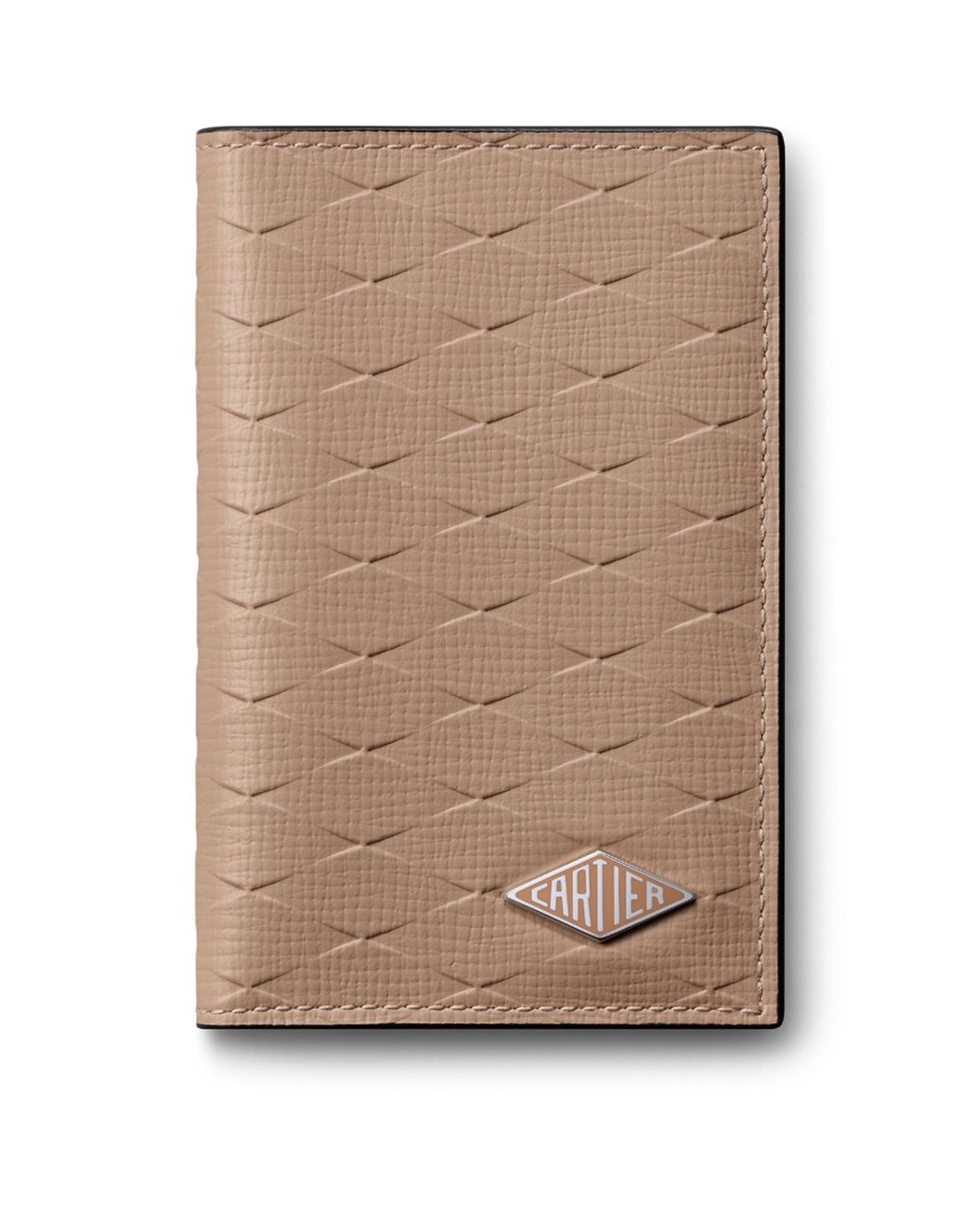 Cartier Natural Leather Losange Card Holder for men