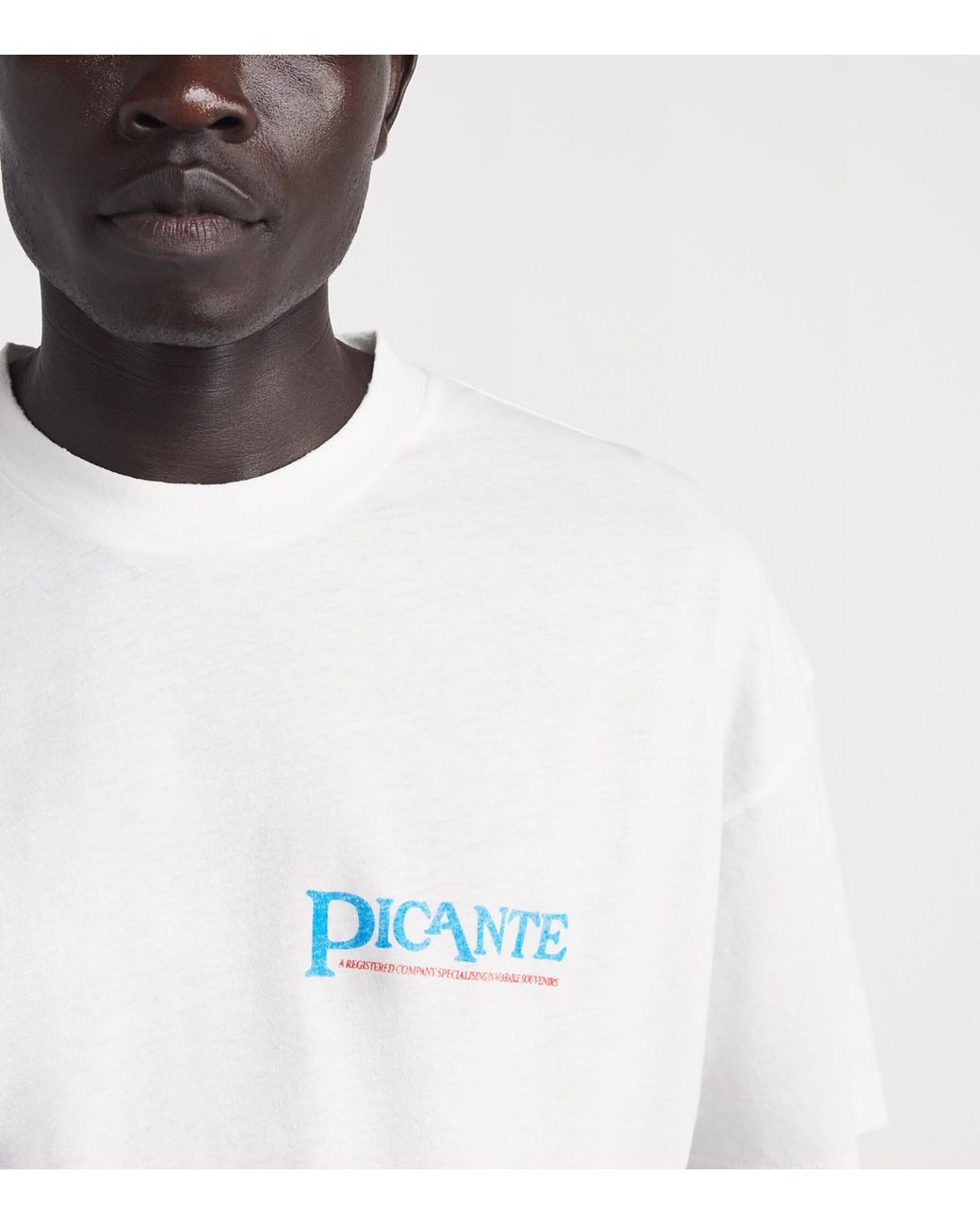 Picante White Champion T-Shirt for men
