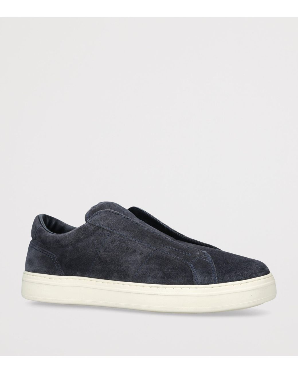 Hogan Blue Suede H668 Slip-On Sneakers for men