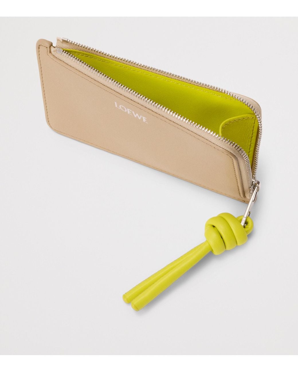 Loewe Natural Leather Knot Card Holder