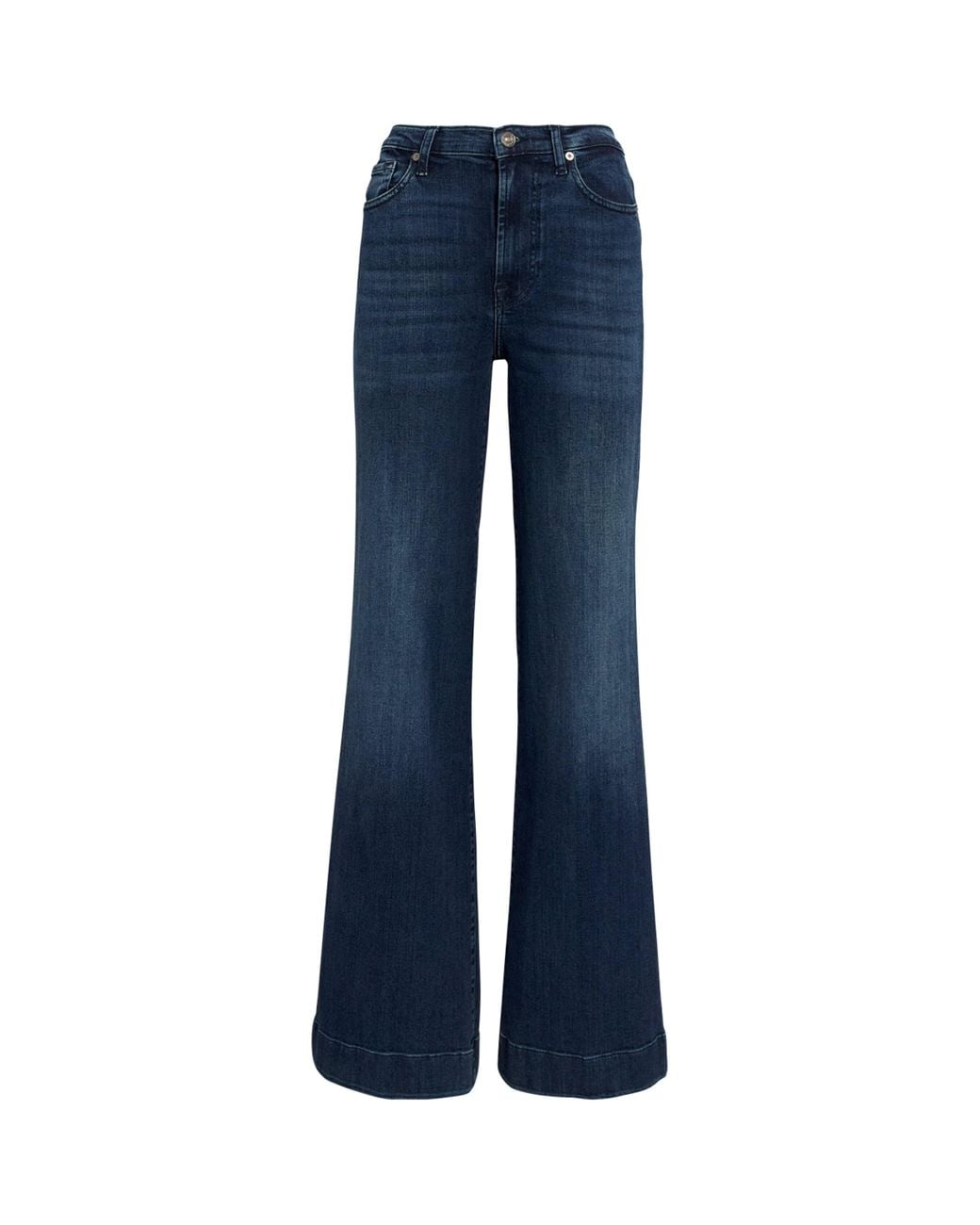 7 For All Mankind Blue Modern Dojo Soho Flared Jeans