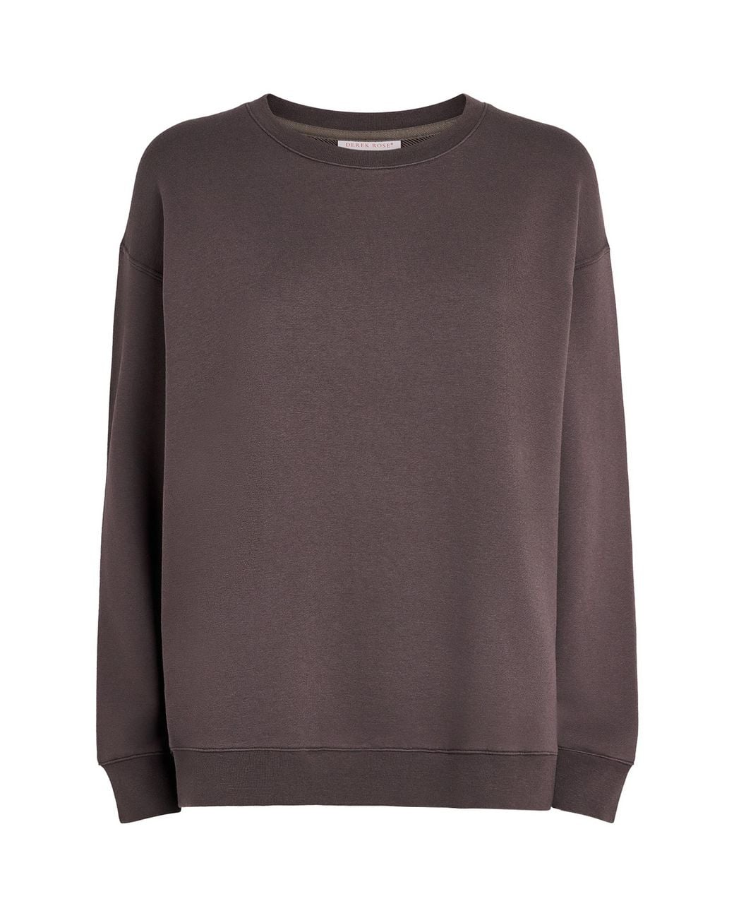 Derek Rose Brown Cotton-Blend Harley Sweatshirt