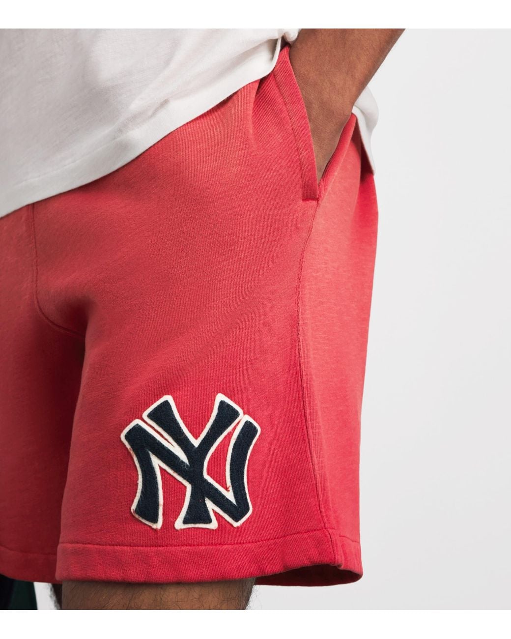 Polo Ralph Lauren Red X Yankees Cotton Shorts for men