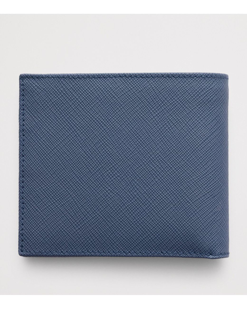 Prada Blue Saffiano Leather Wallet for men