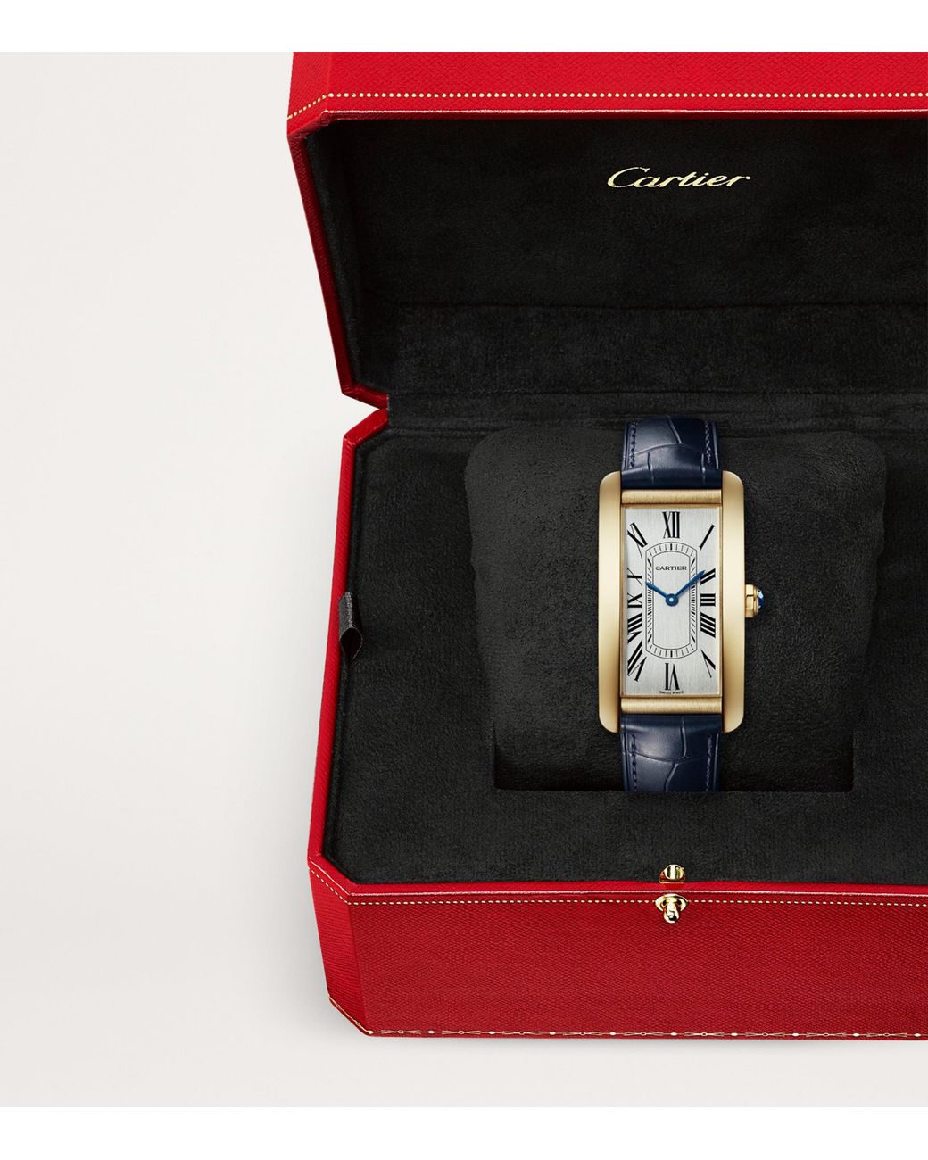 Cartier Blue Large Tank Américaine Watch