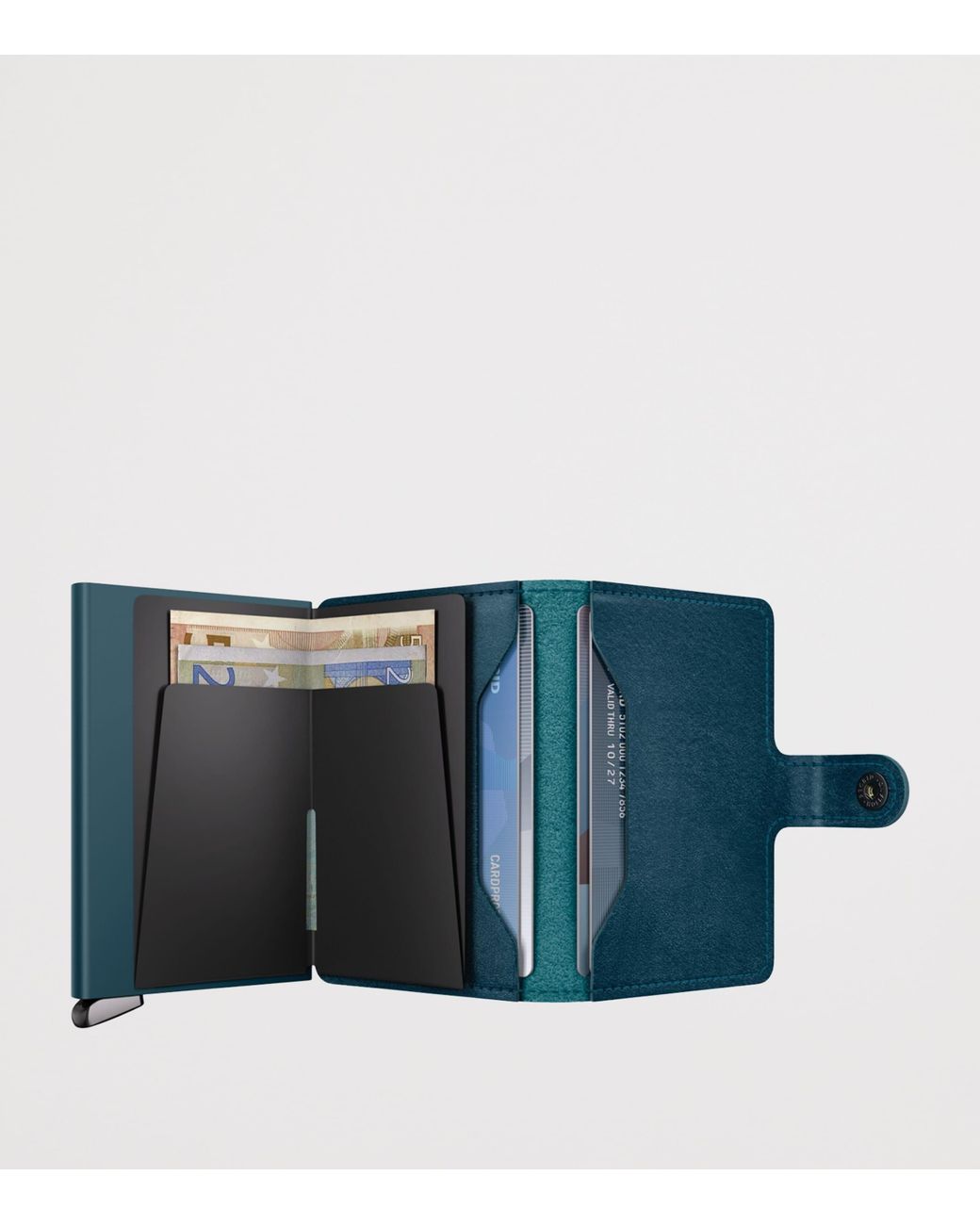 Secrid Blue Basco Leather Miniwallet for men