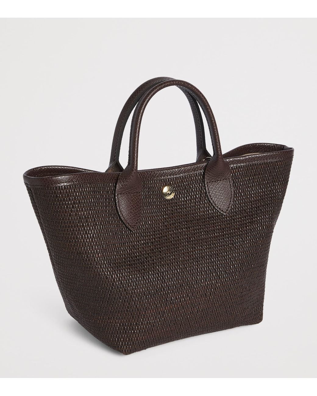 Longchamp Brown Extra-Small Canvas Le Pliage Cross-Body Bag