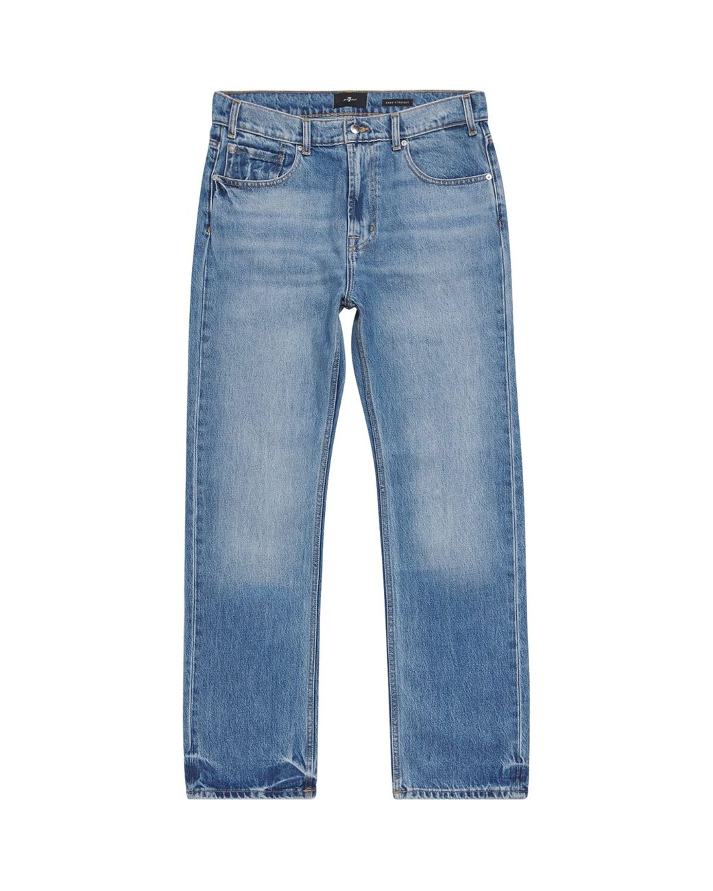7 For All Mankind Blue Easy Straight Jeans for men