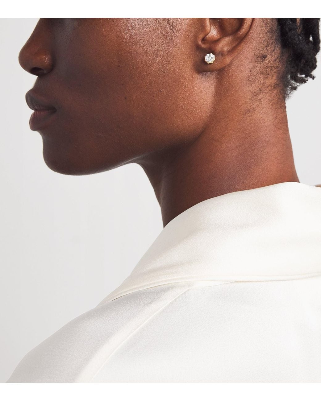 Jade Trau Metallic And Diamond Sophisticate Studs