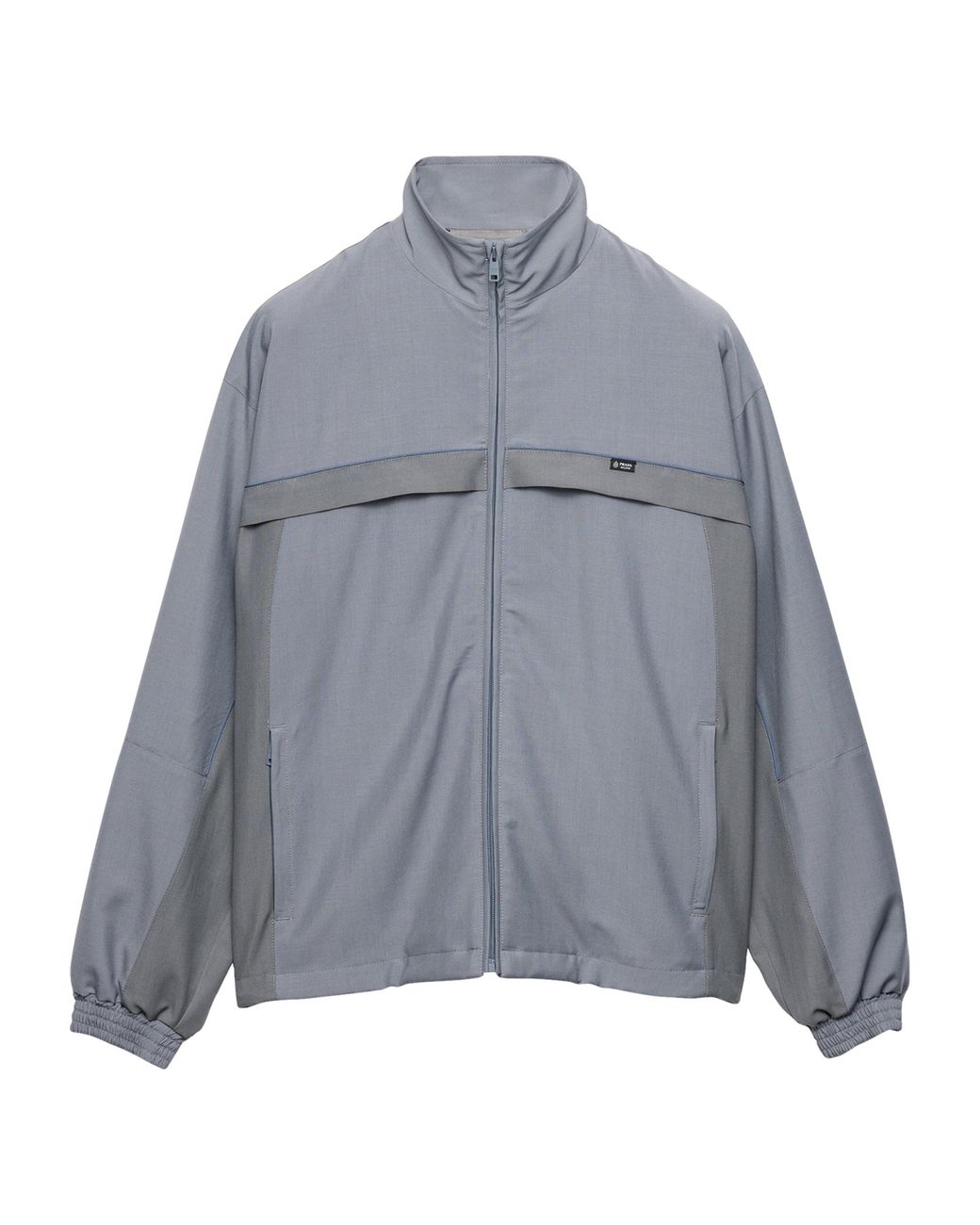 Prada Gray Virgin Wool-Mohair Jacket for men