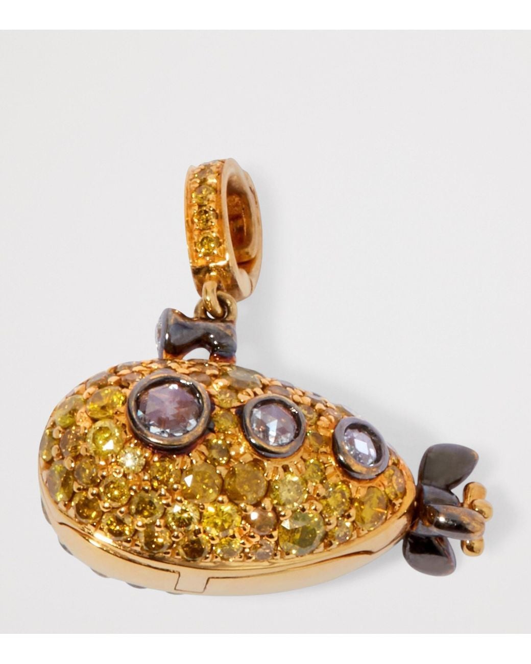 Annoushka Metallic And Diamond Submarine Charm Pendant