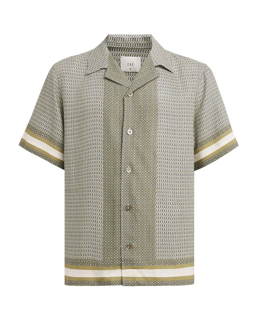CHE Gray Printed Berkeley Shirt for men