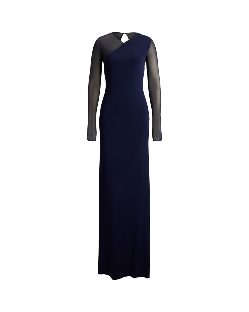 Ralph Lauren Blue Jersey Brynn Maxi Dress