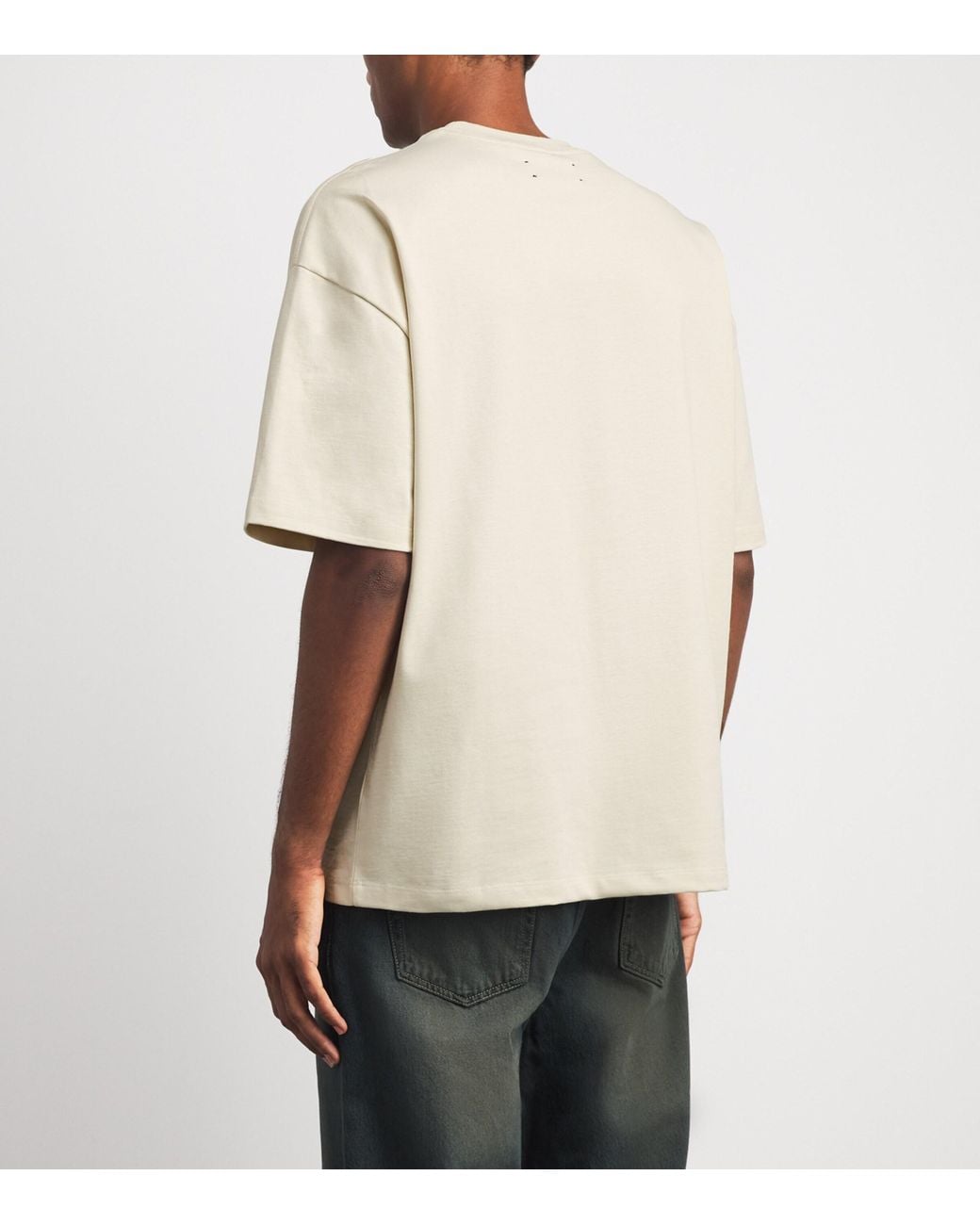 Amiri Natural Cotton Smoking Wolf T-Shirt for men