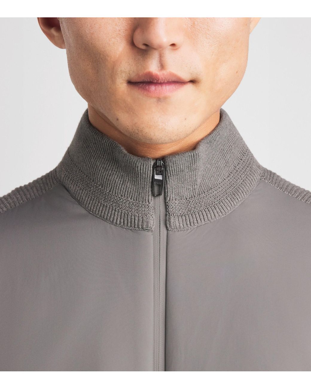 Coupons Ralph Tech Ralph Lauren Zip-Up Hybrid Sweatshirt in Gray for Men | Lyst