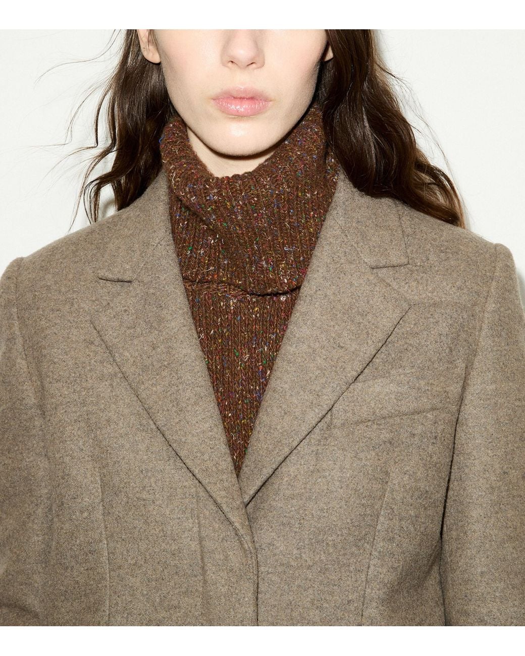 MAX&Co. Gray Virgin Wool-Blend Coat