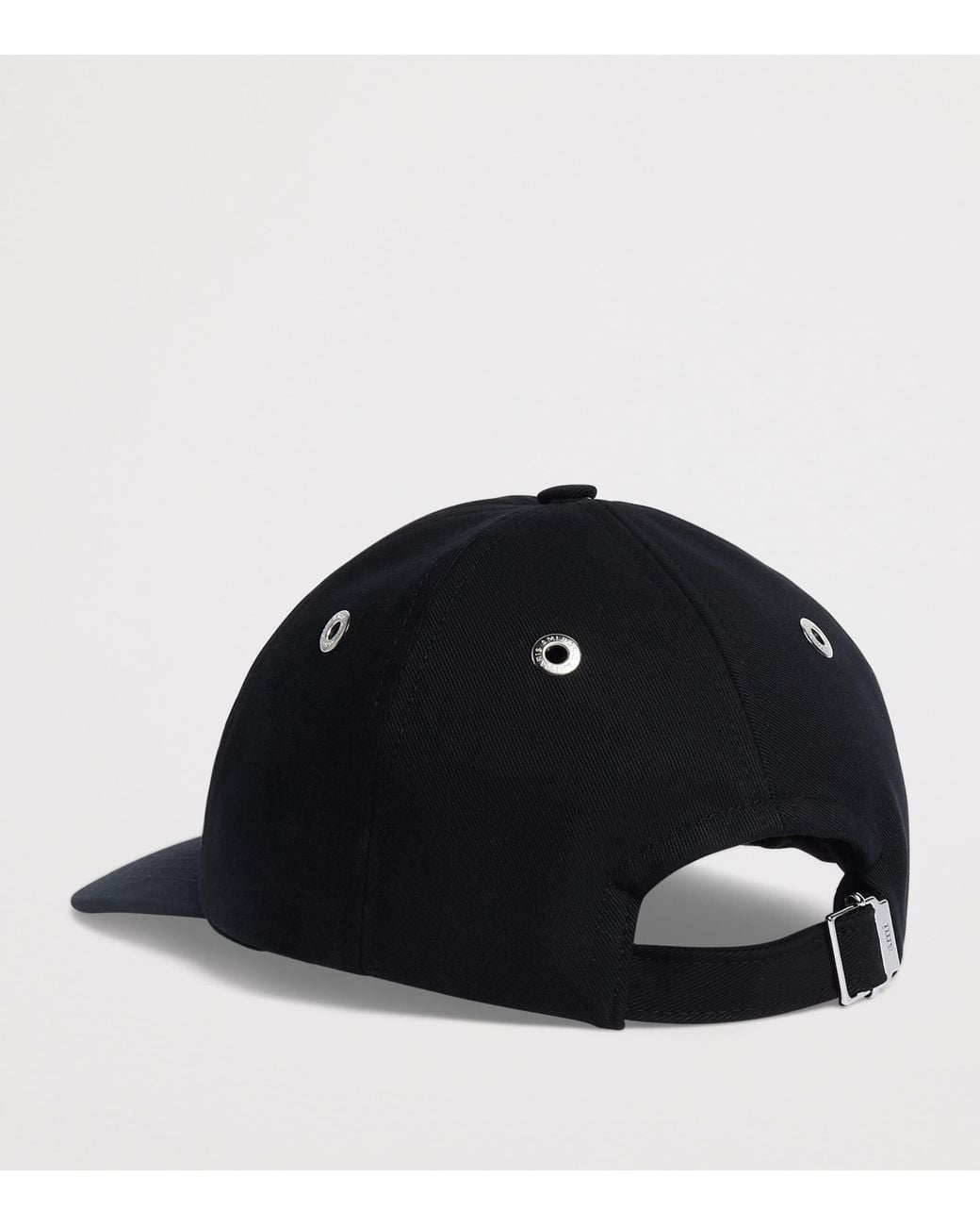 AMI Black Embroidered Logo Baseball Cap