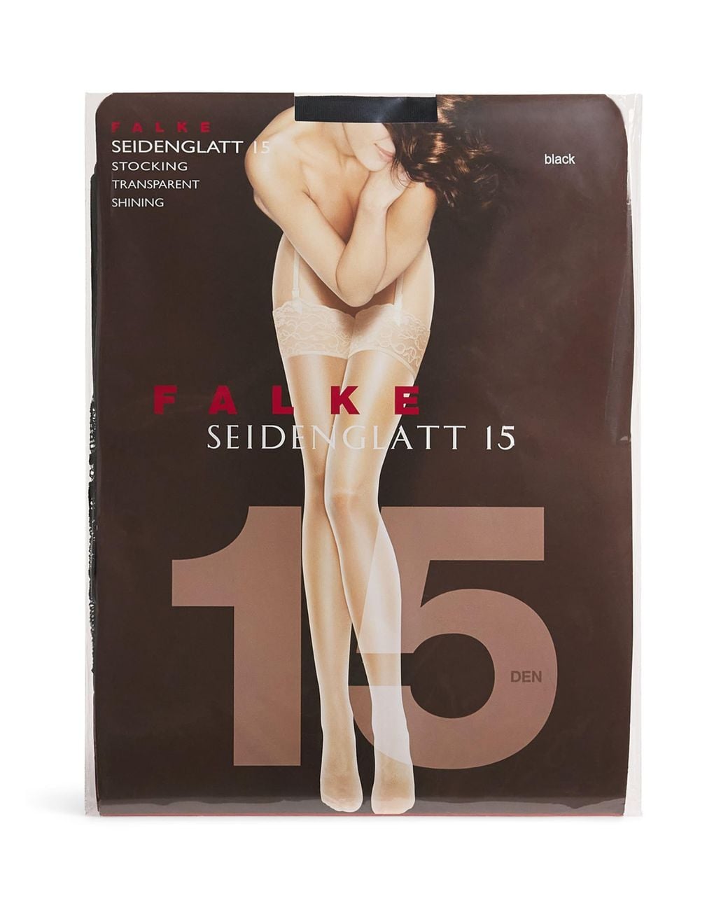 Falke Brown Seidenglatt 15 Stockings