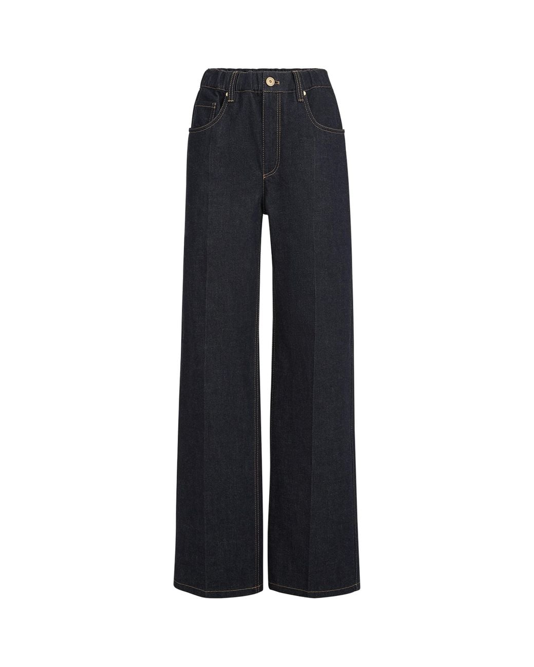 Brunello Cucinelli Blue No-Fade Loose Jeans