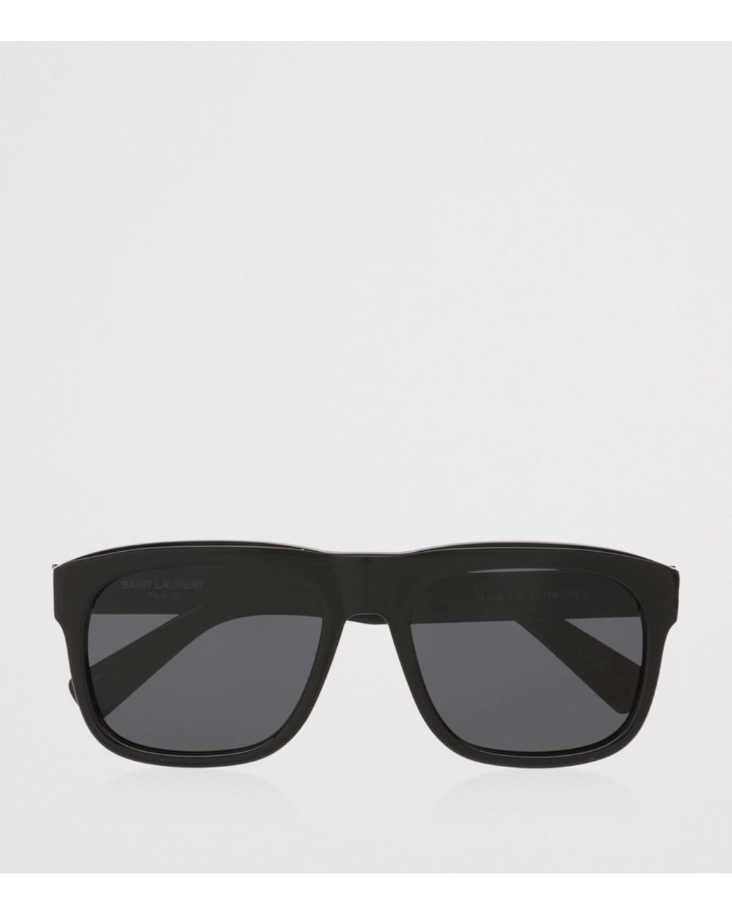 Saint Laurent Gray Acetate Sl 558 Rectangle Sunglasses for men