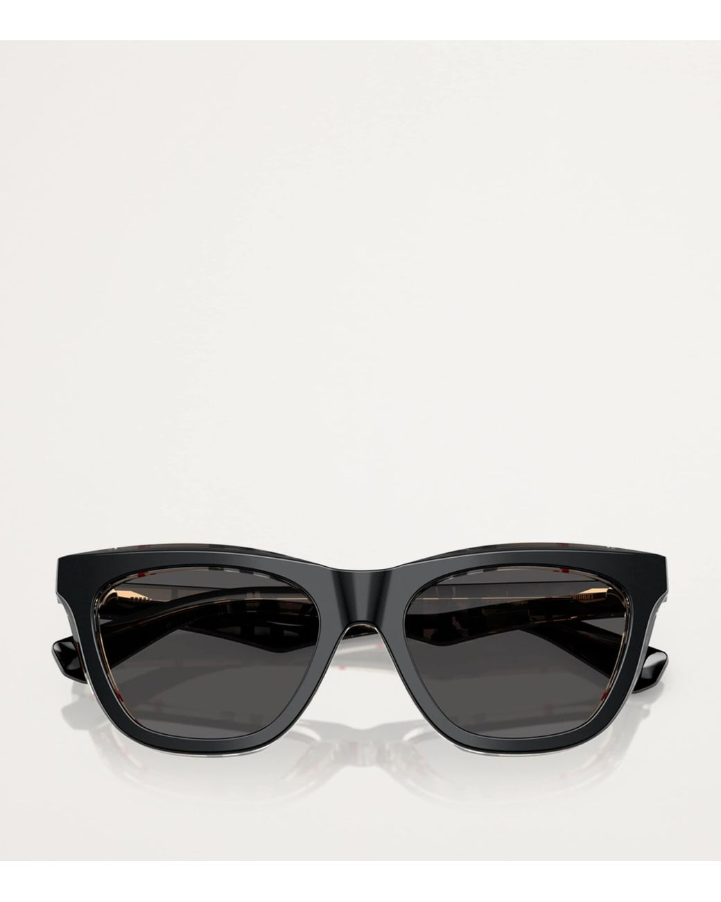 Burberry Gray Acetate Wayfarer Sunglasses