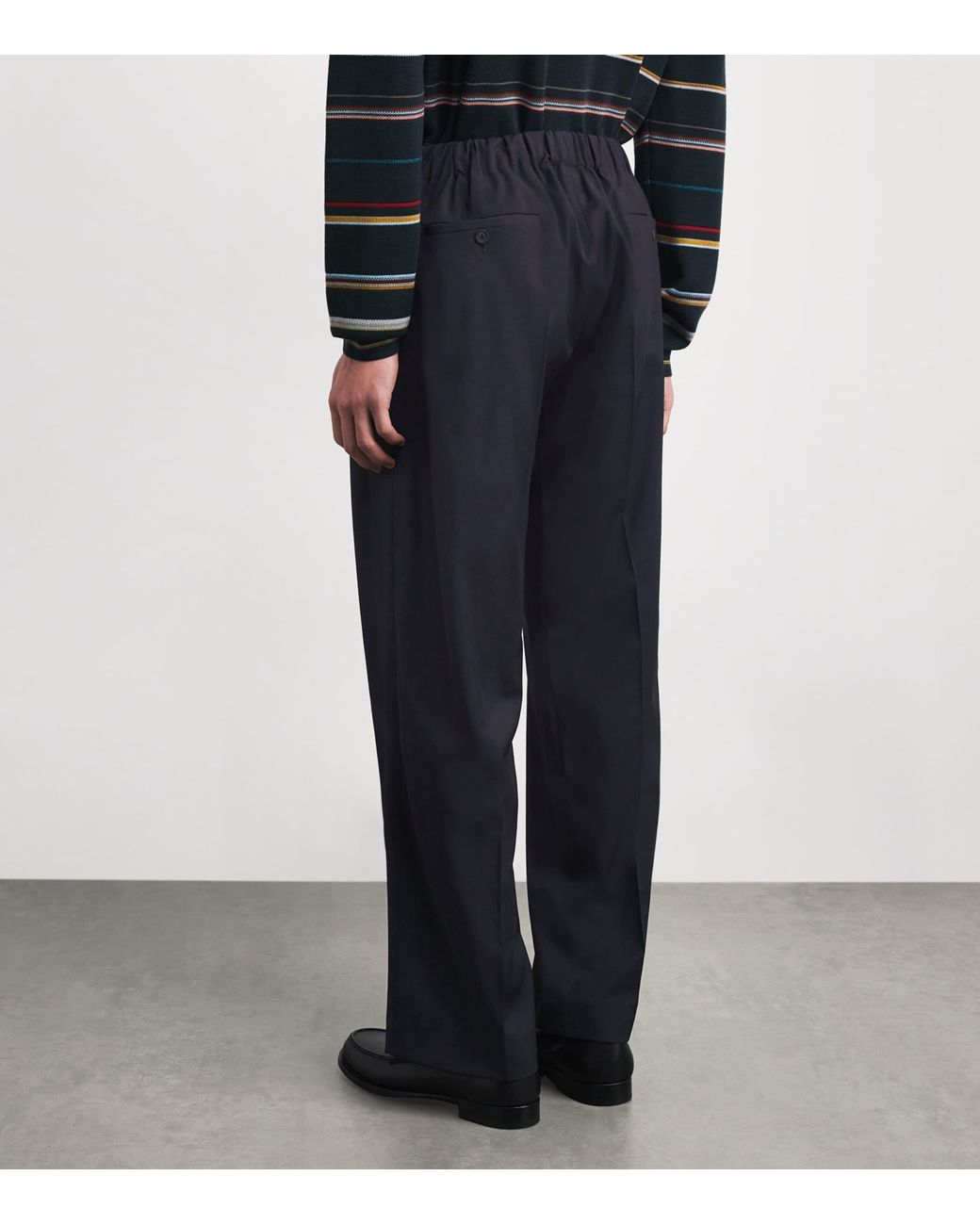 Sandro Blue Wide-Leg Trousers for men