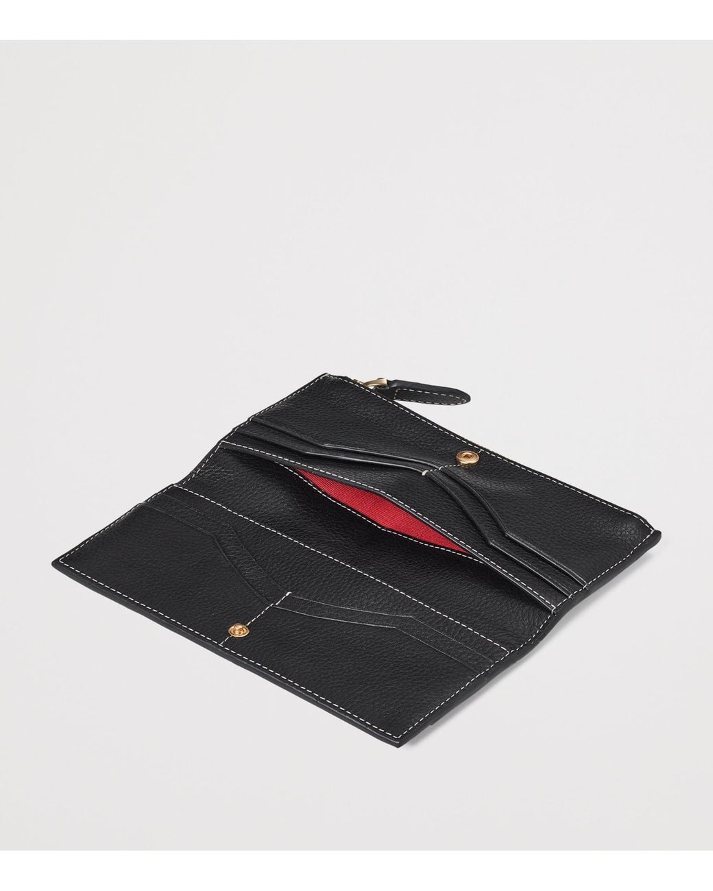 Aspinal Black Large Leather Hudson Purse