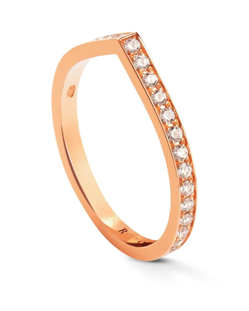 Repossi White And Diamond Antifer Ring