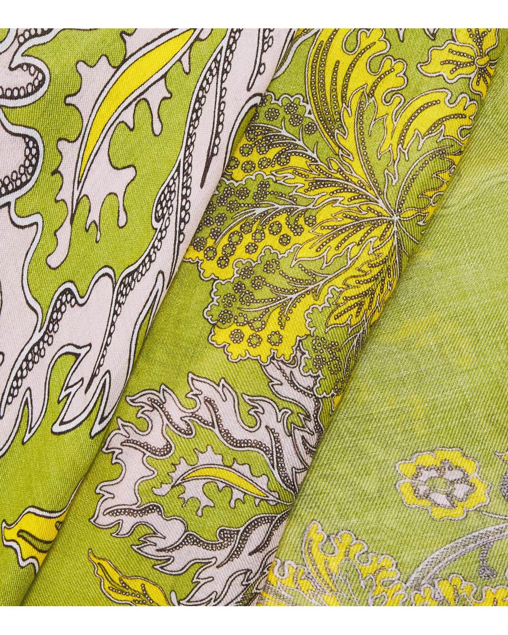 LaDoubleJ Yellow Printed Scarf