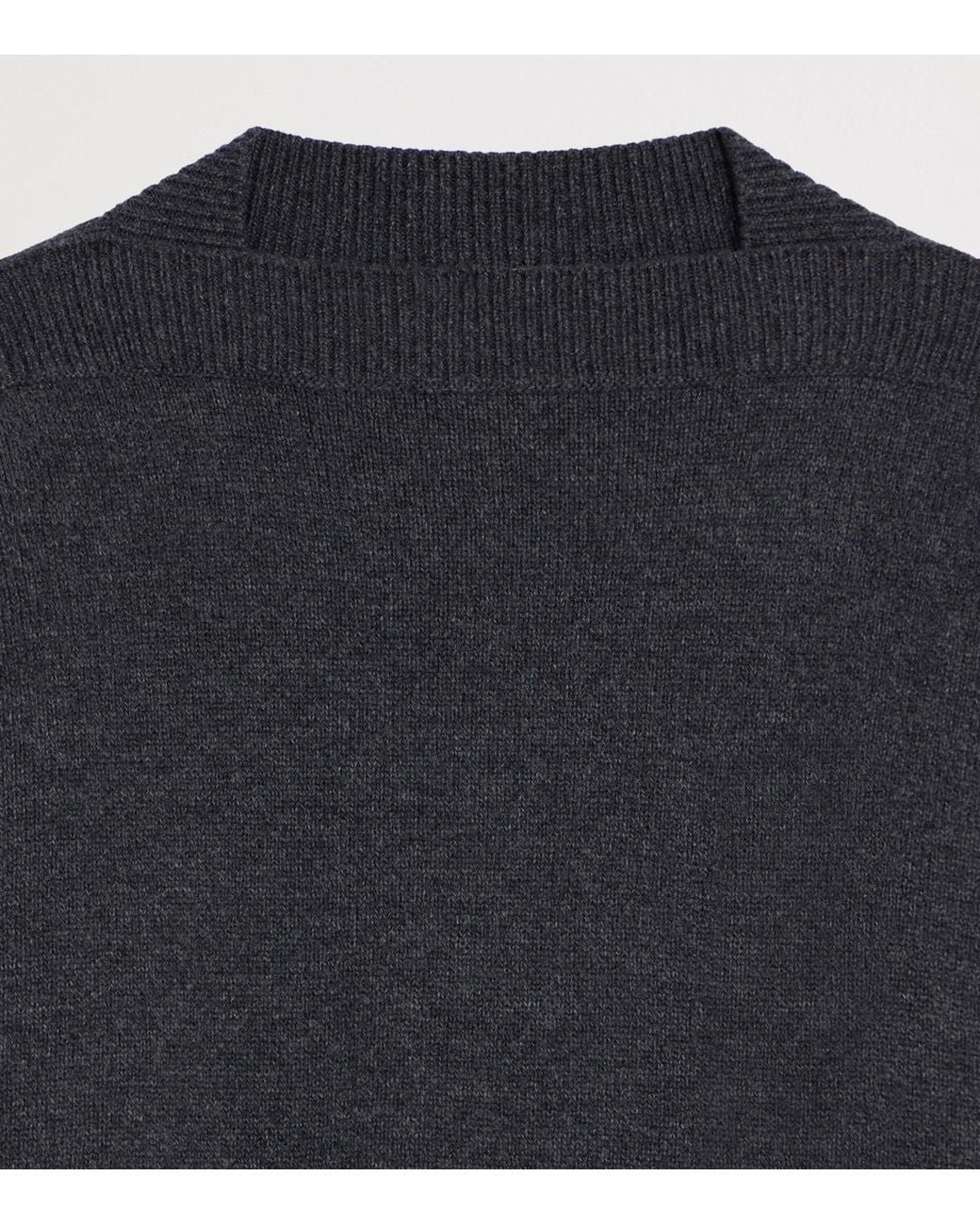 Givenchy Blue Wool Square-Neck Sweater