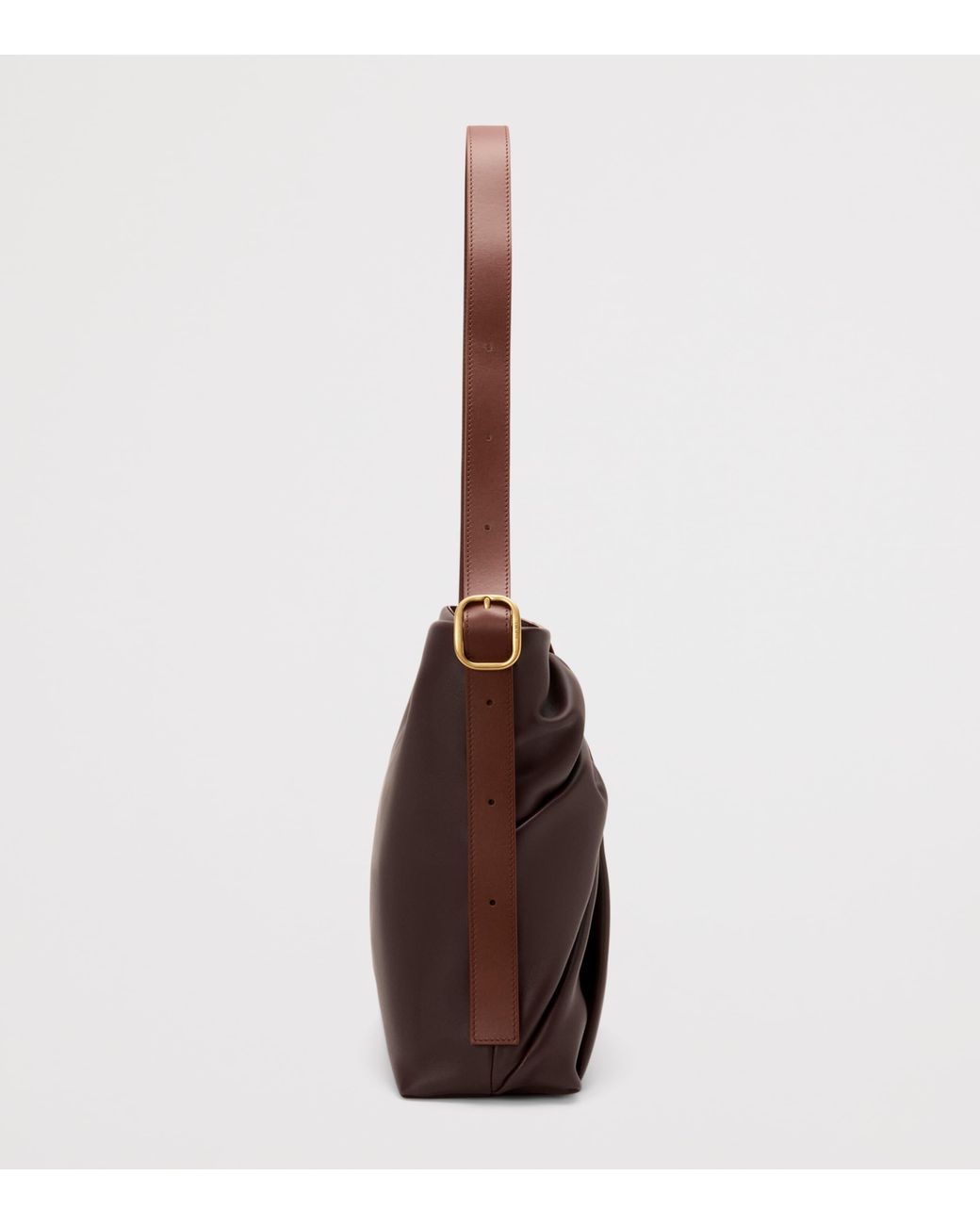 Loewe Brown Leather Draped Tote Bag for men