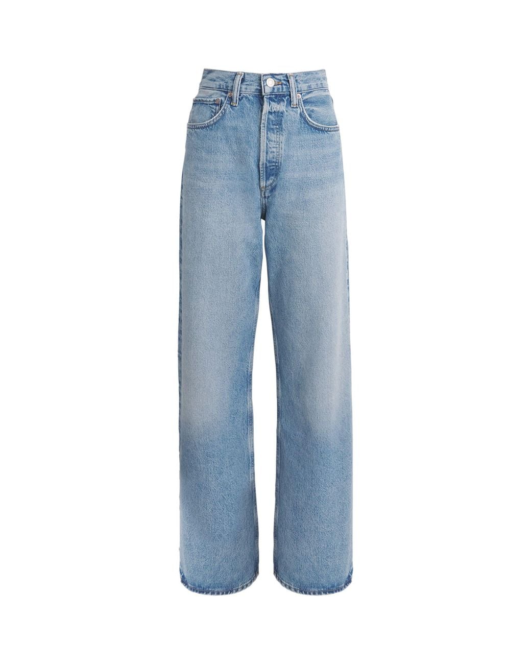 Agolde Blue Vintage Loose Wide-Leg Jeans