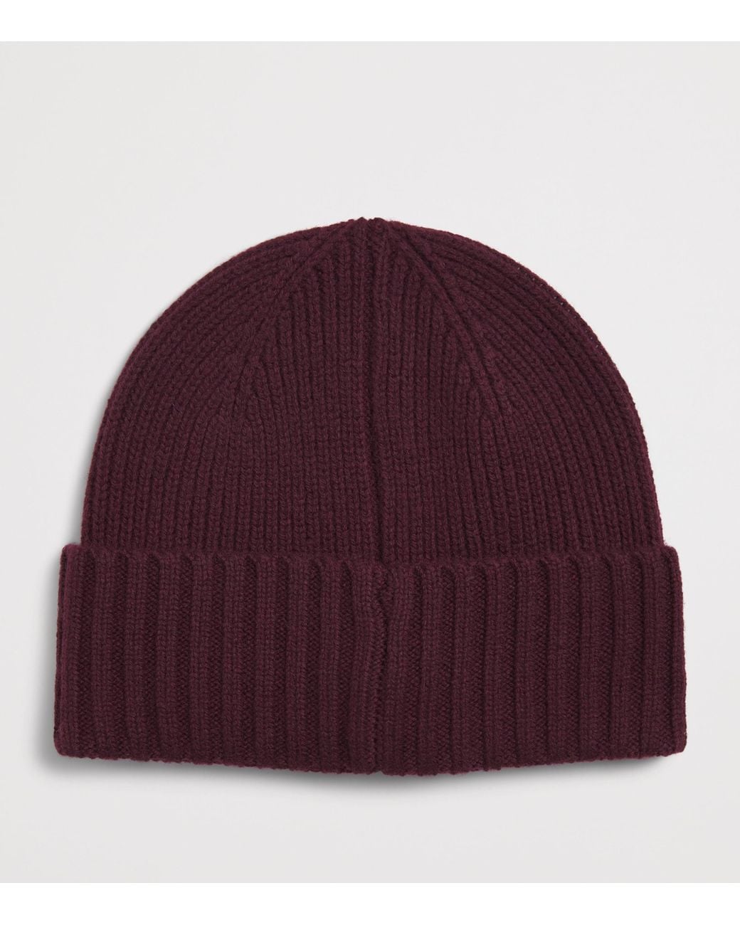 Barbour Red Wool-Cashmere Danforth Beanie for men