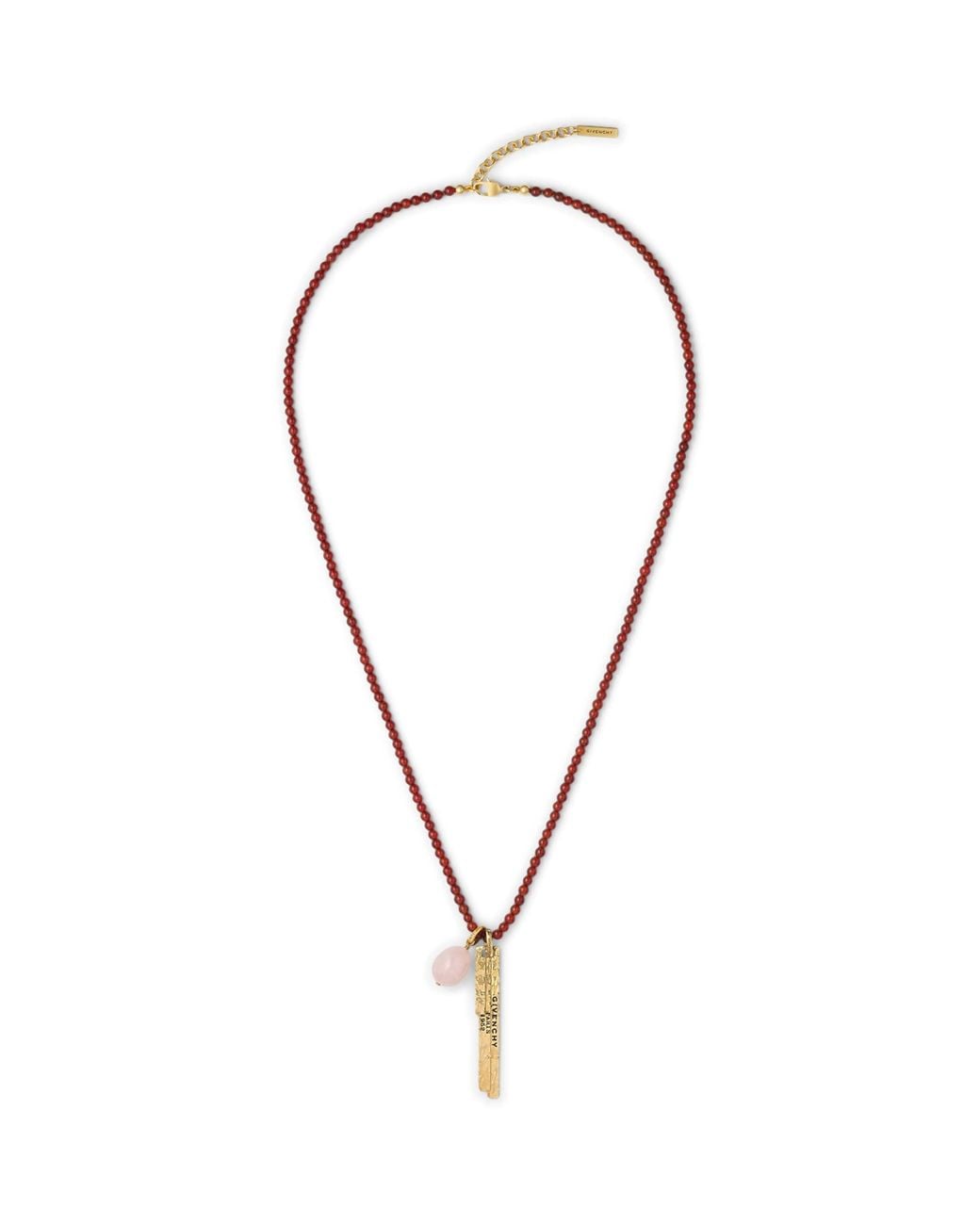 Givenchy Blue Agate Tape Long Necklace