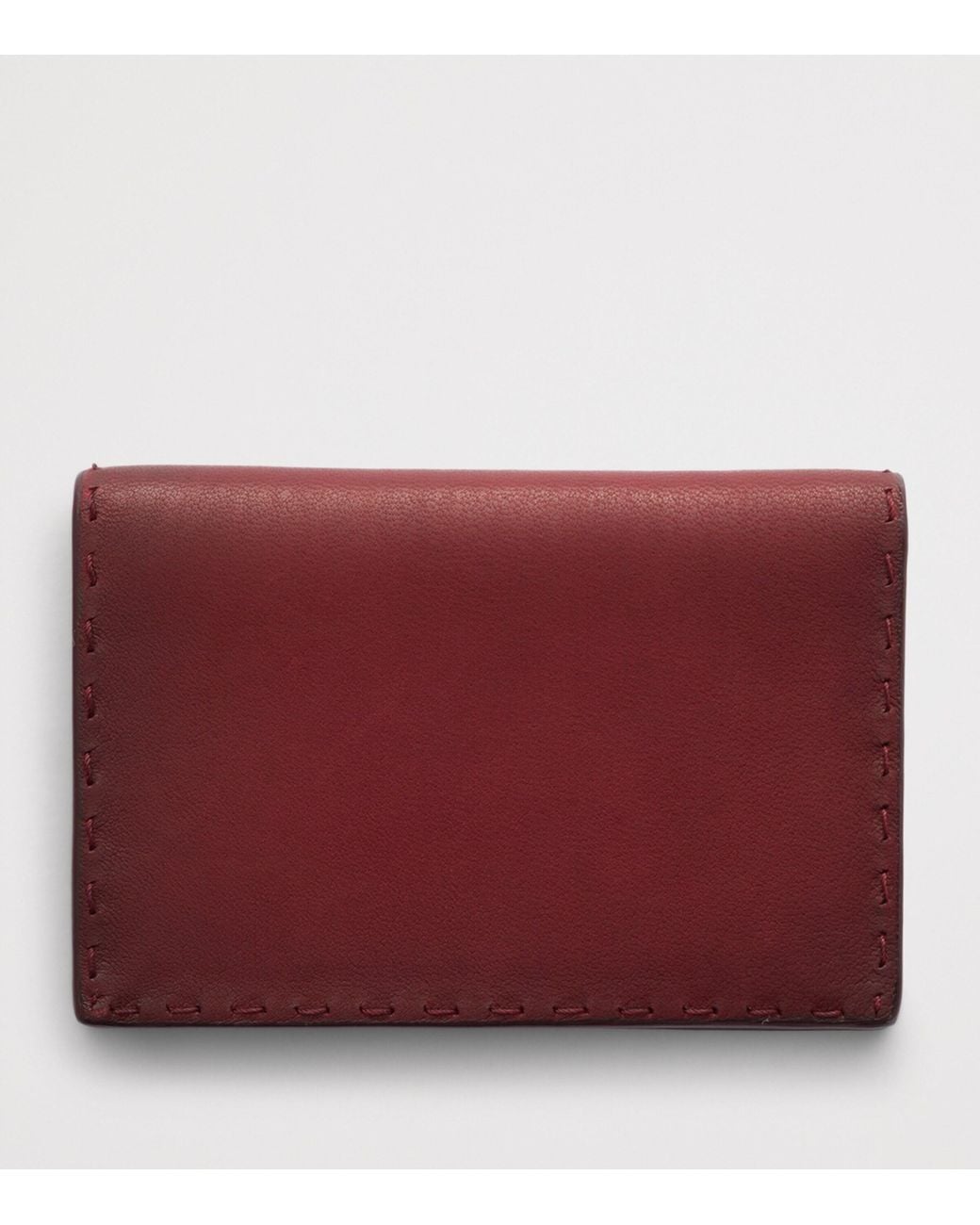 Prada Red Lambskin Bifold Wallet for men