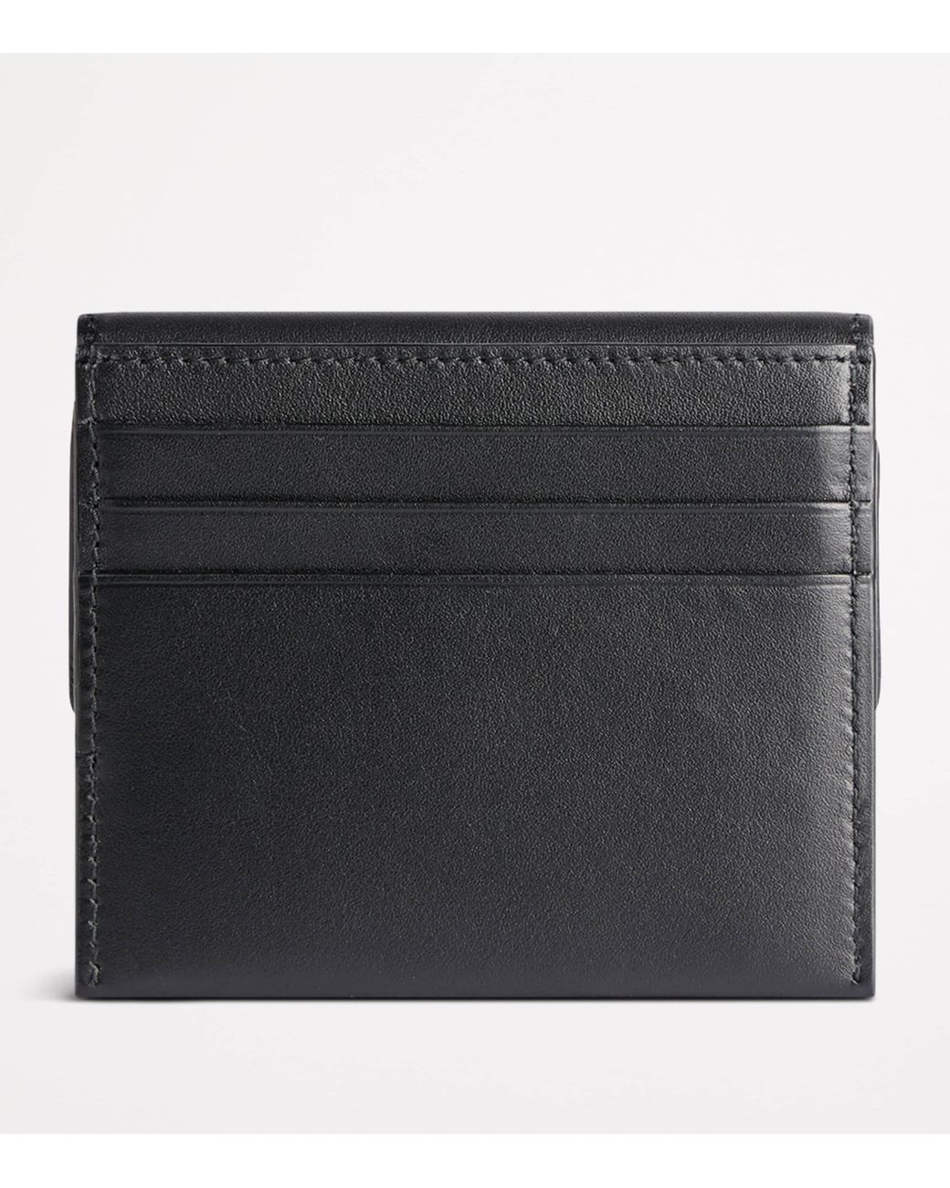 Balenciaga Black Leather Rodeo Card Holder