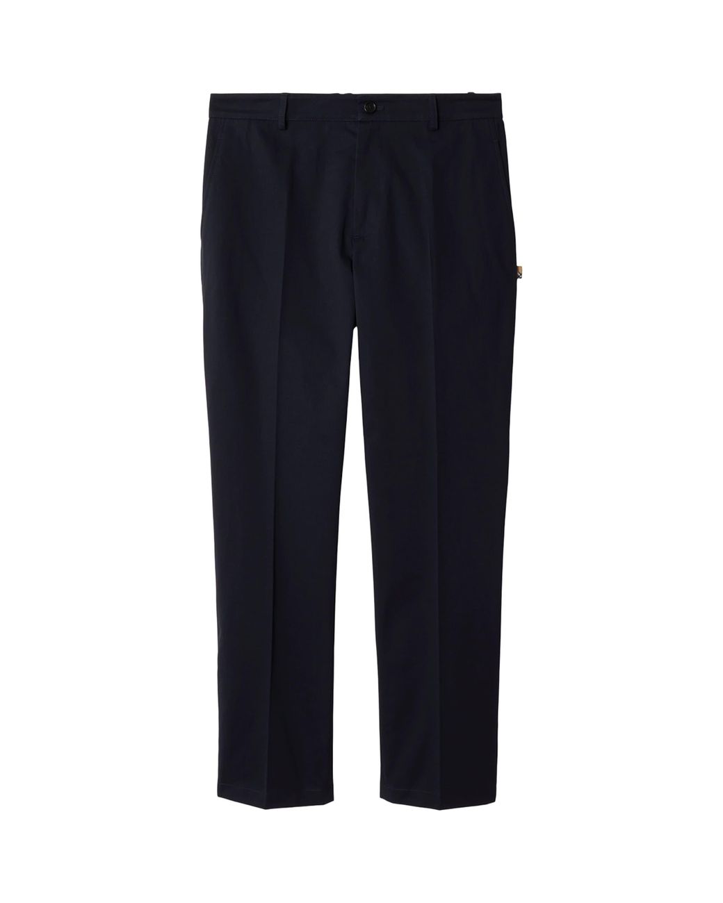 Burberry Blue Cotton Chinos for men