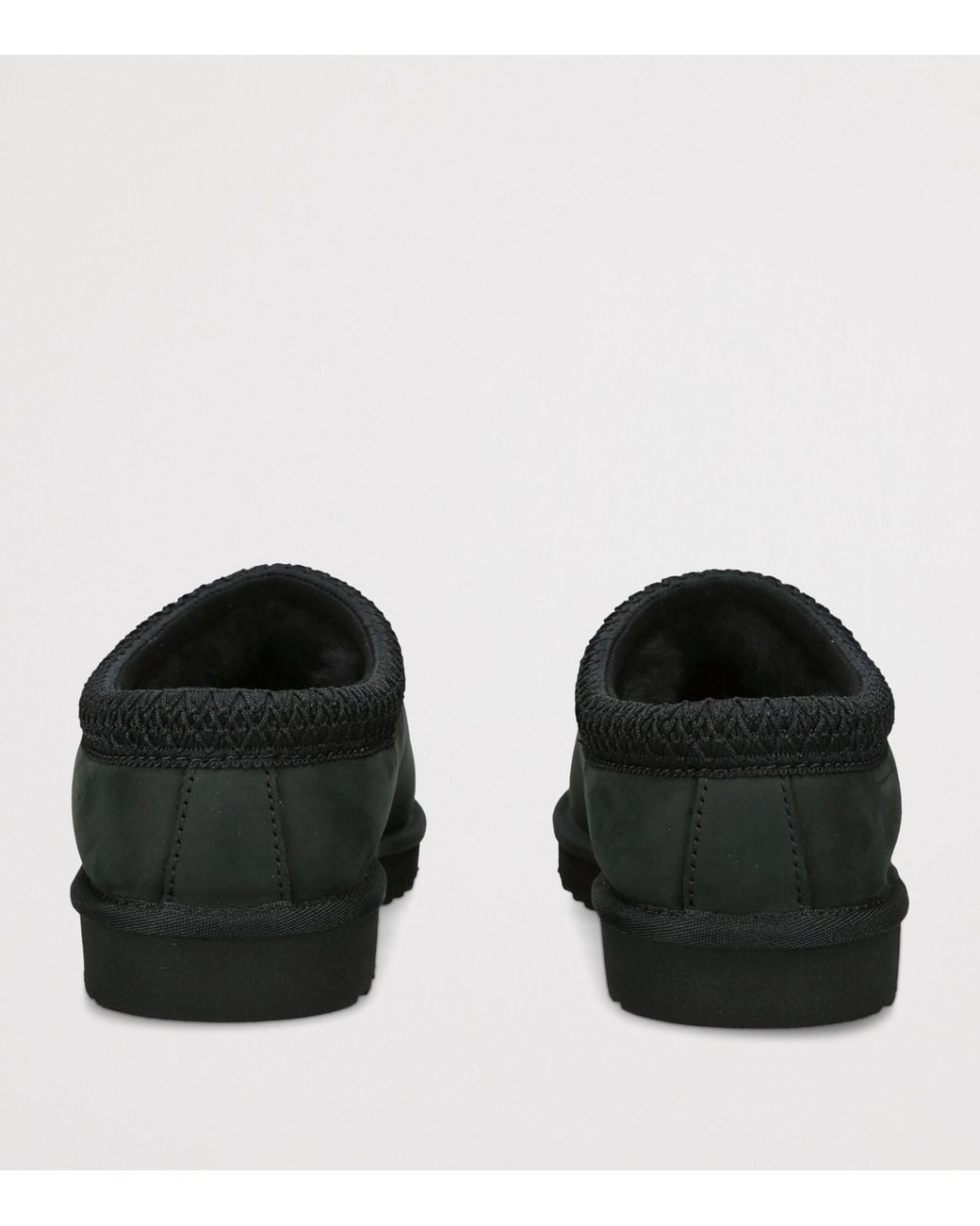 Ugg Black Nubuck Tasman Ii Slippers for men