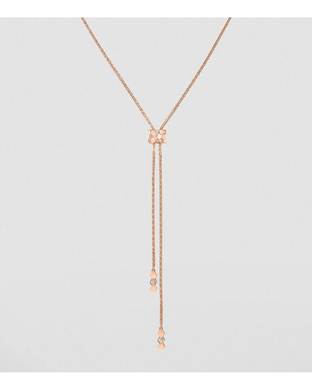 Chaumet White And Diamond Bee De Necklace