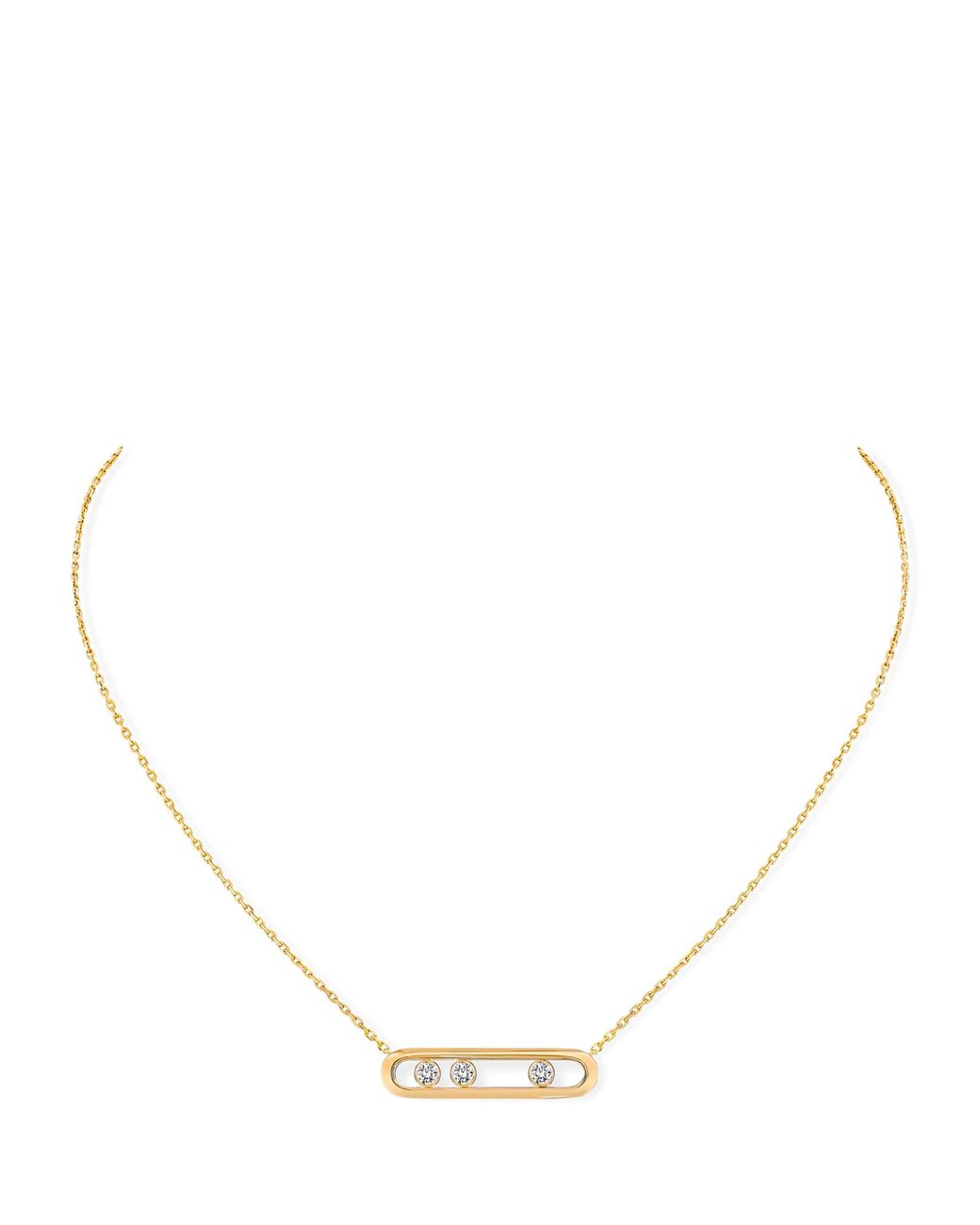 Messika Metallic Move Classique And Diamond Necklace